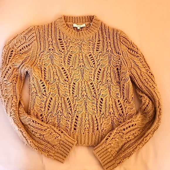 Vince. Camel Cable Knit Sweater - Picture 1 of 4